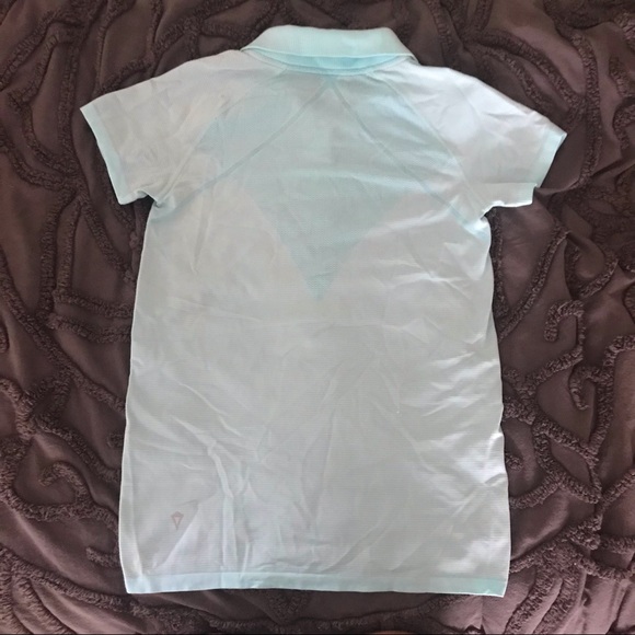 Girls Ivivva Blue Polo sz 14 - Picture 2 of 3